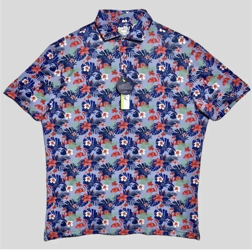 Tailorbyrd Performance Tropical Golf Polo - Picture 9 of 11